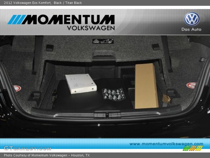 Black / Titan Black 2012 Volkswagen Eos Komfort