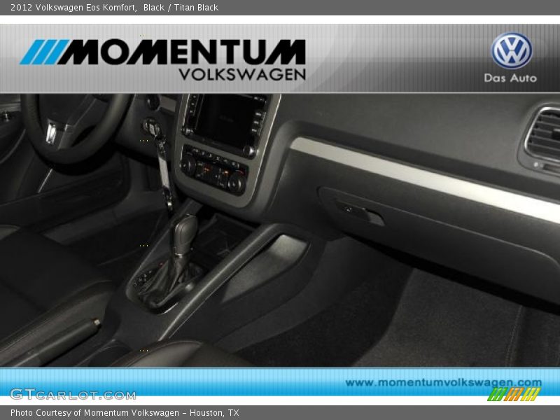Black / Titan Black 2012 Volkswagen Eos Komfort