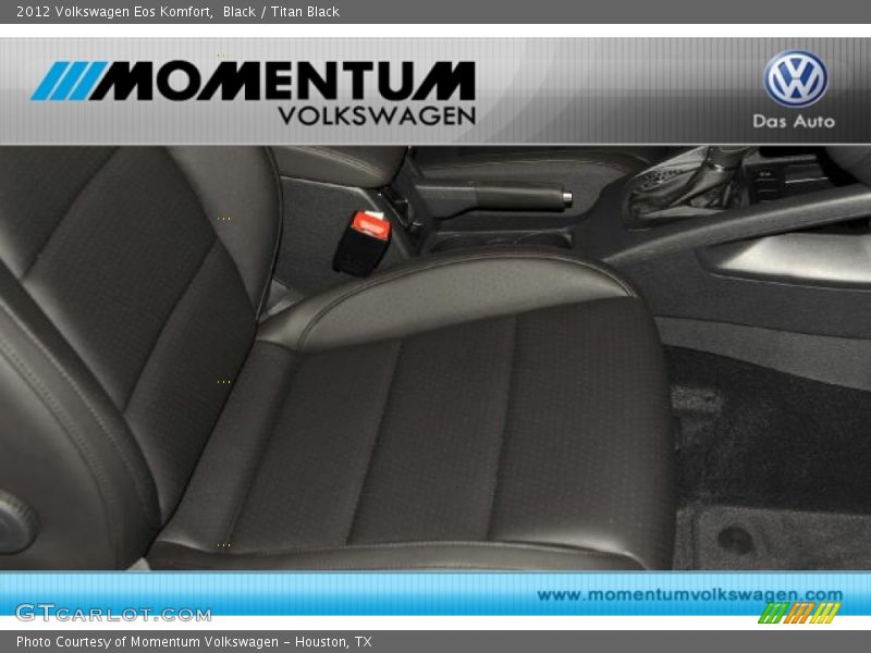 Black / Titan Black 2012 Volkswagen Eos Komfort