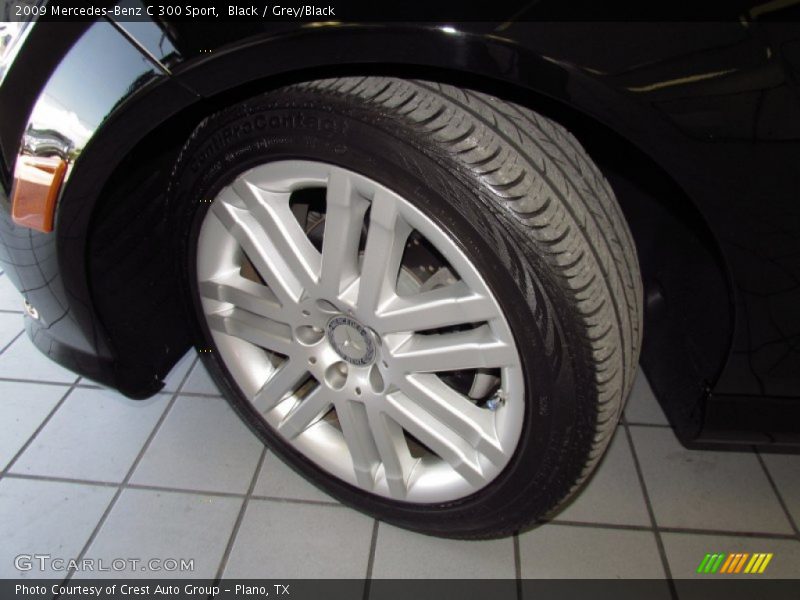 Black / Grey/Black 2009 Mercedes-Benz C 300 Sport