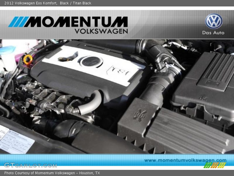 Black / Titan Black 2012 Volkswagen Eos Komfort