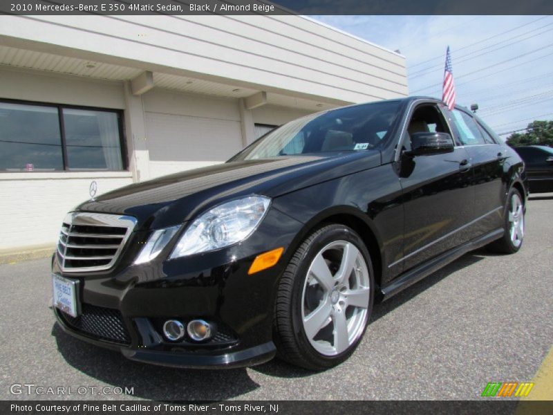Black / Almond Beige 2010 Mercedes-Benz E 350 4Matic Sedan