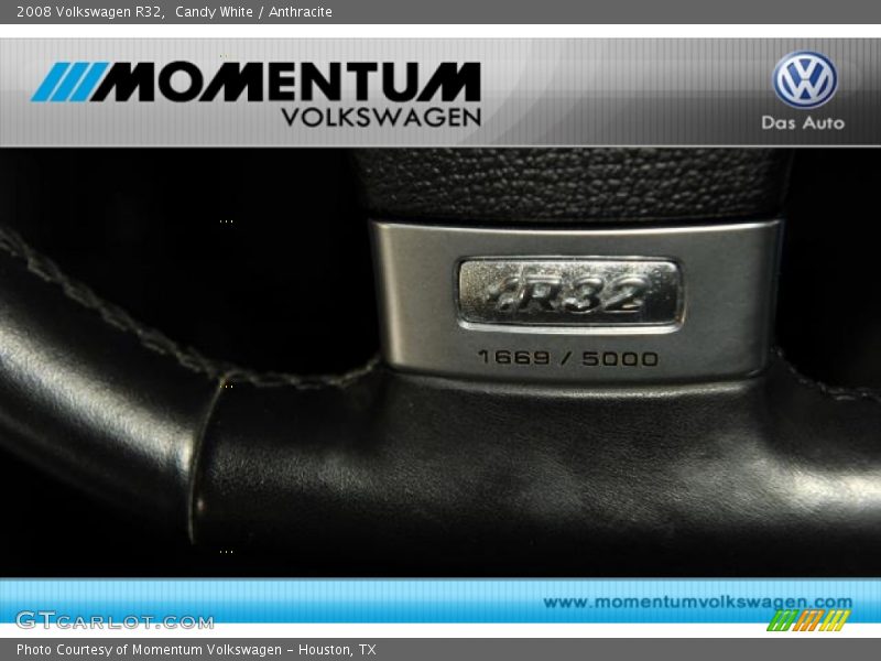 Candy White / Anthracite 2008 Volkswagen R32