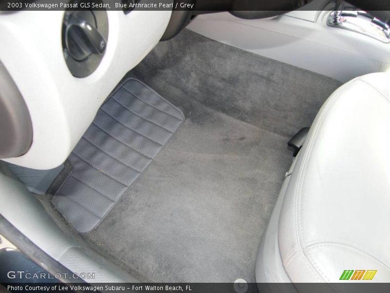 Blue Anthracite Pearl / Grey 2003 Volkswagen Passat GLS Sedan
