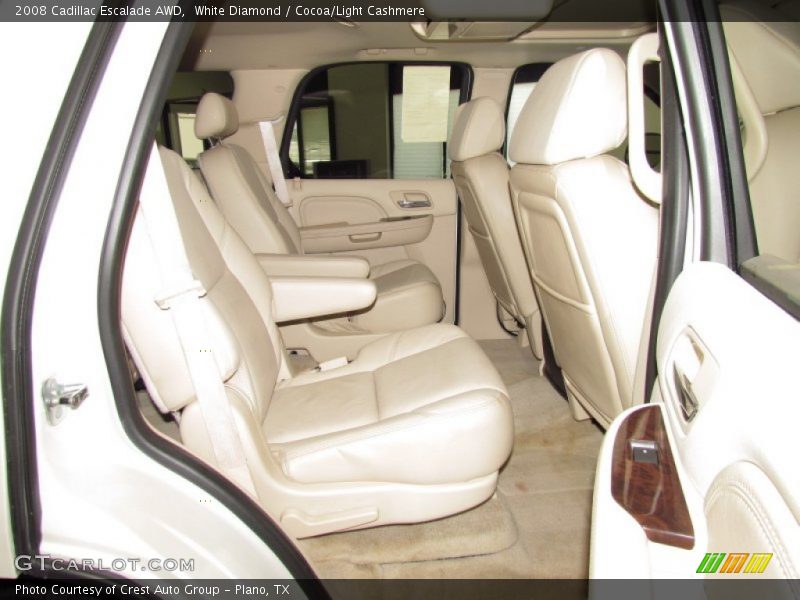 White Diamond / Cocoa/Light Cashmere 2008 Cadillac Escalade AWD