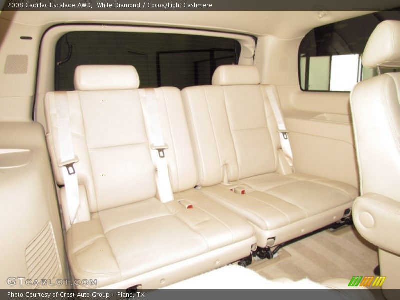 White Diamond / Cocoa/Light Cashmere 2008 Cadillac Escalade AWD