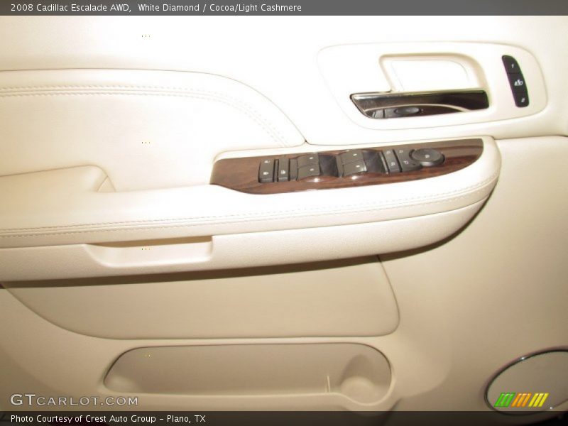 White Diamond / Cocoa/Light Cashmere 2008 Cadillac Escalade AWD