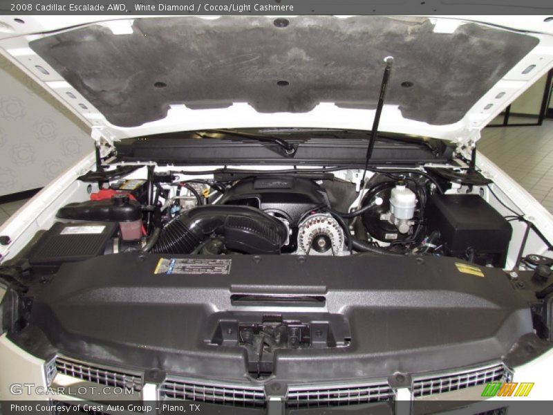 White Diamond / Cocoa/Light Cashmere 2008 Cadillac Escalade AWD