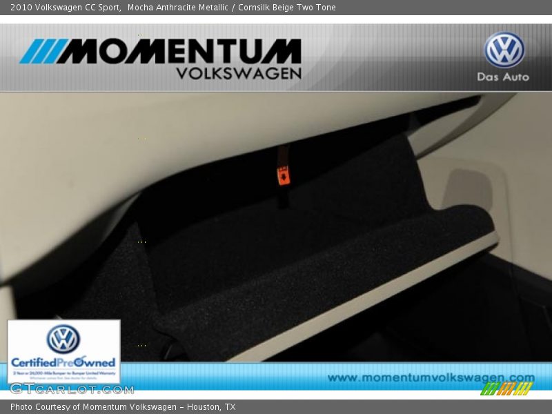 Mocha Anthracite Metallic / Cornsilk Beige Two Tone 2010 Volkswagen CC Sport