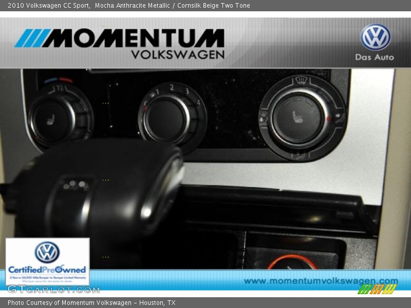 Mocha Anthracite Metallic / Cornsilk Beige Two Tone 2010 Volkswagen CC Sport