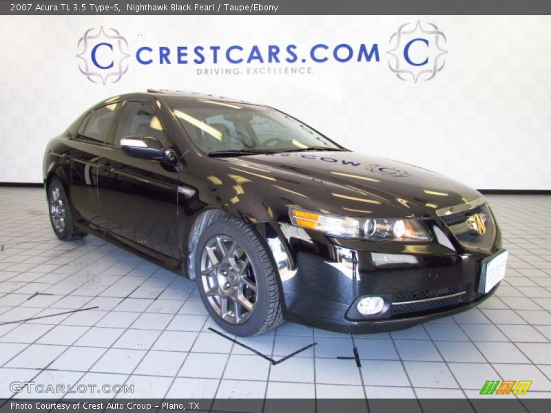 Nighthawk Black Pearl / Taupe/Ebony 2007 Acura TL 3.5 Type-S