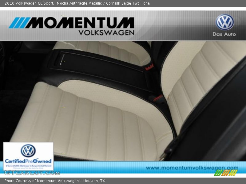 Mocha Anthracite Metallic / Cornsilk Beige Two Tone 2010 Volkswagen CC Sport