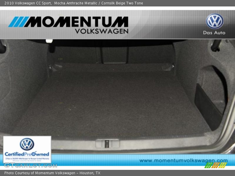 Mocha Anthracite Metallic / Cornsilk Beige Two Tone 2010 Volkswagen CC Sport