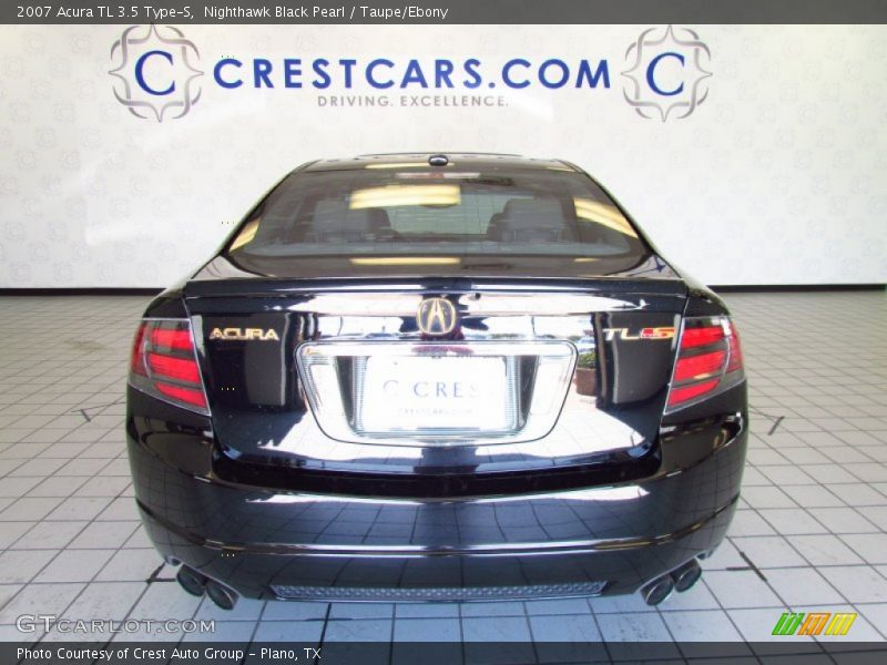 Nighthawk Black Pearl / Taupe/Ebony 2007 Acura TL 3.5 Type-S