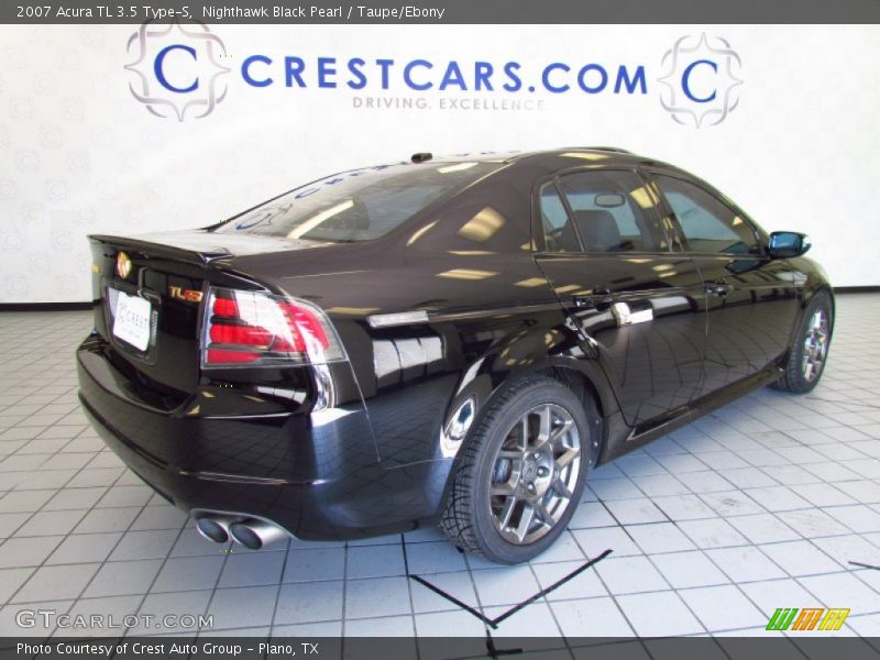 Nighthawk Black Pearl / Taupe/Ebony 2007 Acura TL 3.5 Type-S