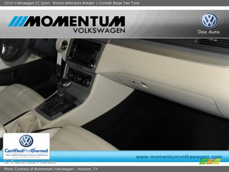 Mocha Anthracite Metallic / Cornsilk Beige Two Tone 2010 Volkswagen CC Sport