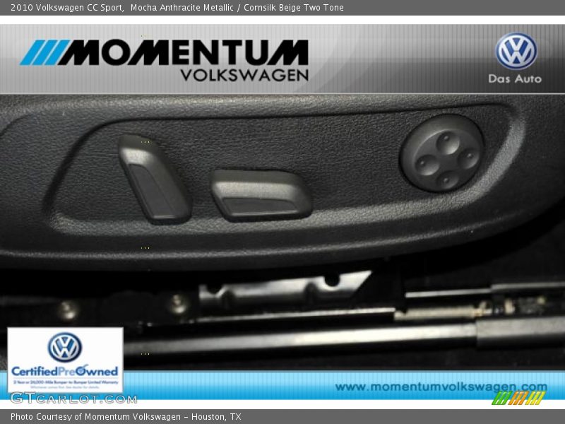Mocha Anthracite Metallic / Cornsilk Beige Two Tone 2010 Volkswagen CC Sport