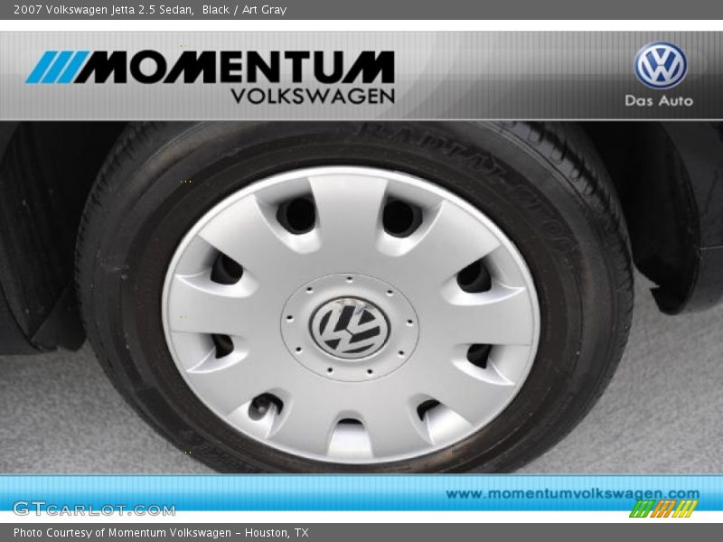 Black / Art Gray 2007 Volkswagen Jetta 2.5 Sedan