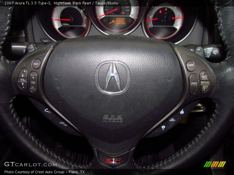 Nighthawk Black Pearl / Taupe/Ebony 2007 Acura TL 3.5 Type-S