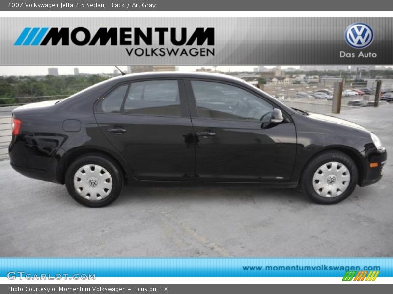 Black / Art Gray 2007 Volkswagen Jetta 2.5 Sedan