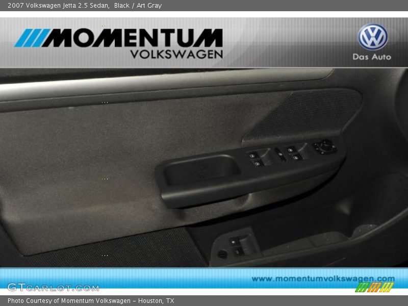 Black / Art Gray 2007 Volkswagen Jetta 2.5 Sedan
