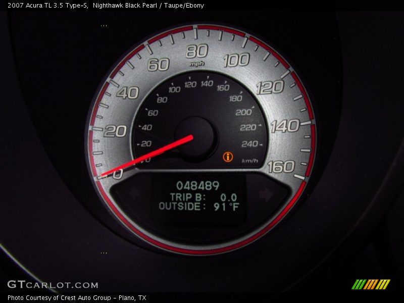 Nighthawk Black Pearl / Taupe/Ebony 2007 Acura TL 3.5 Type-S