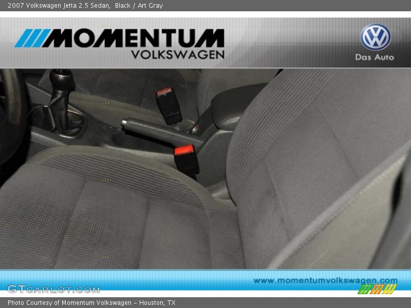 Black / Art Gray 2007 Volkswagen Jetta 2.5 Sedan