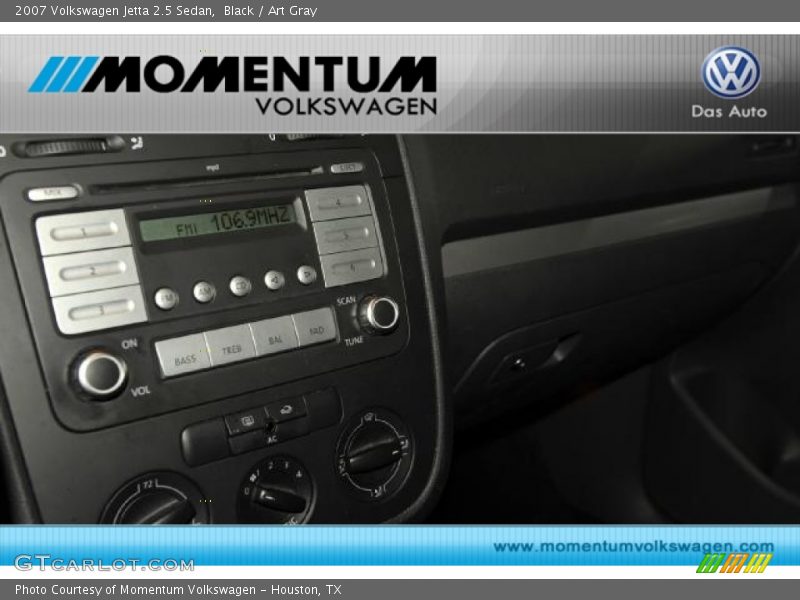 Black / Art Gray 2007 Volkswagen Jetta 2.5 Sedan