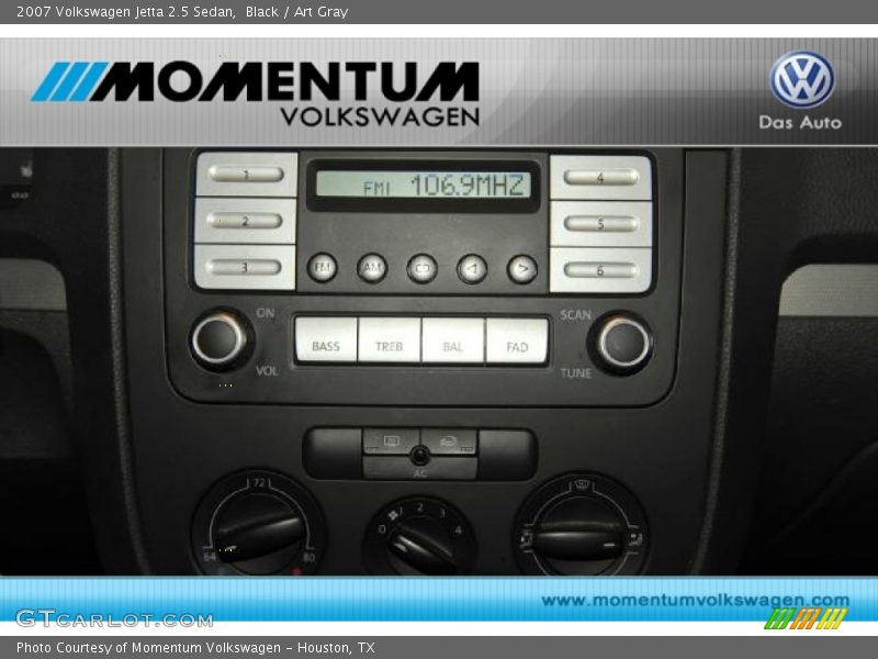Black / Art Gray 2007 Volkswagen Jetta 2.5 Sedan