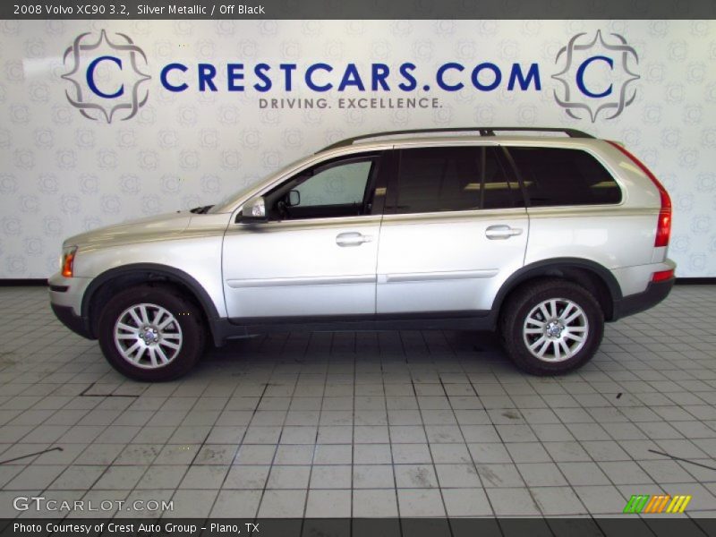 Silver Metallic / Off Black 2008 Volvo XC90 3.2