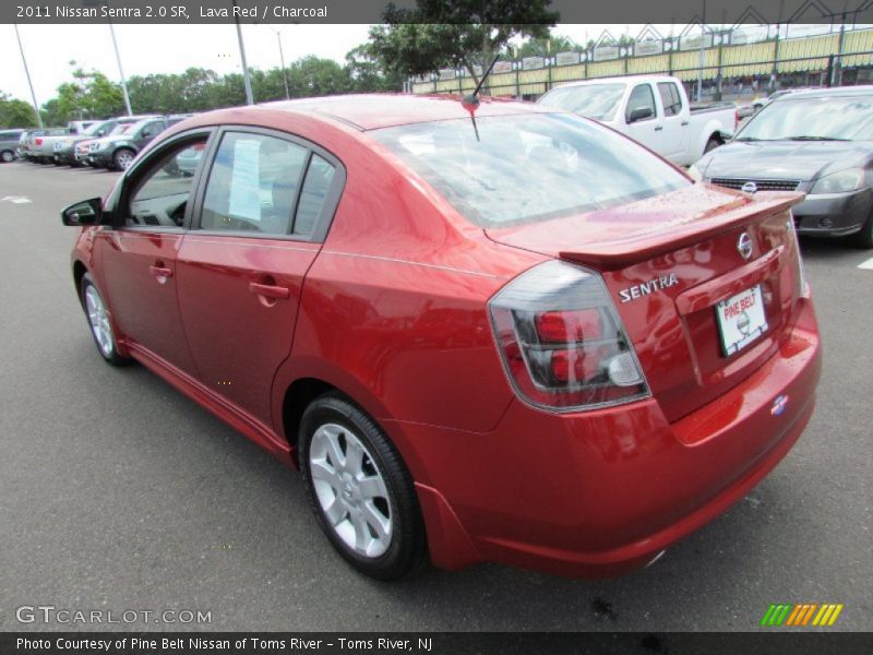 Lava Red / Charcoal 2011 Nissan Sentra 2.0 SR