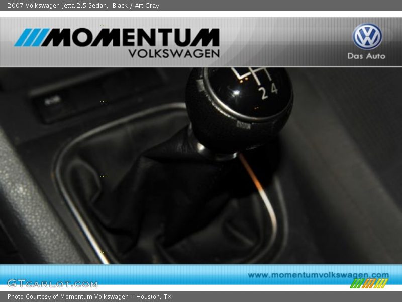 Black / Art Gray 2007 Volkswagen Jetta 2.5 Sedan