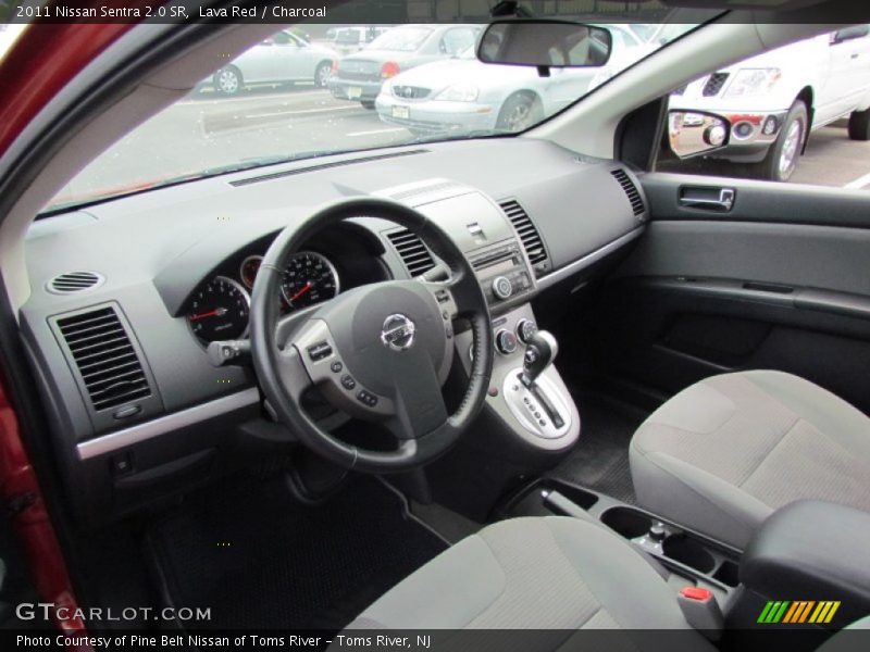 Lava Red / Charcoal 2011 Nissan Sentra 2.0 SR