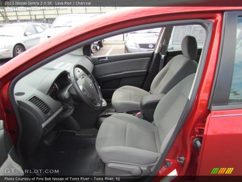 Lava Red / Charcoal 2011 Nissan Sentra 2.0 SR