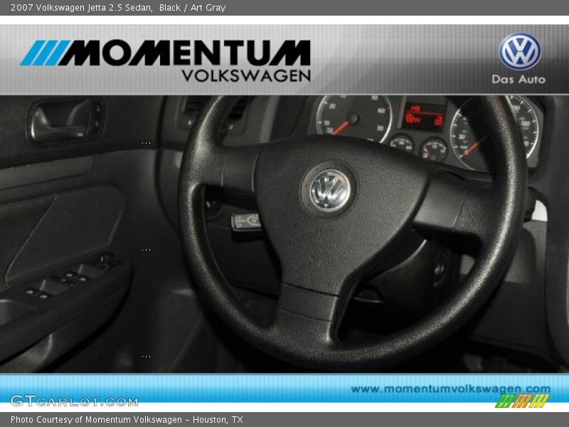 Black / Art Gray 2007 Volkswagen Jetta 2.5 Sedan