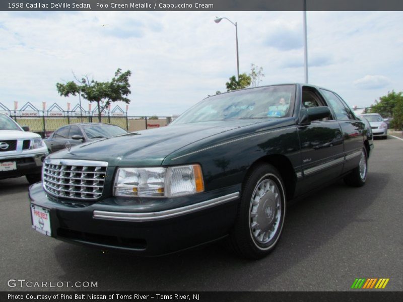 Polo Green Metallic / Cappuccino Cream 1998 Cadillac DeVille Sedan