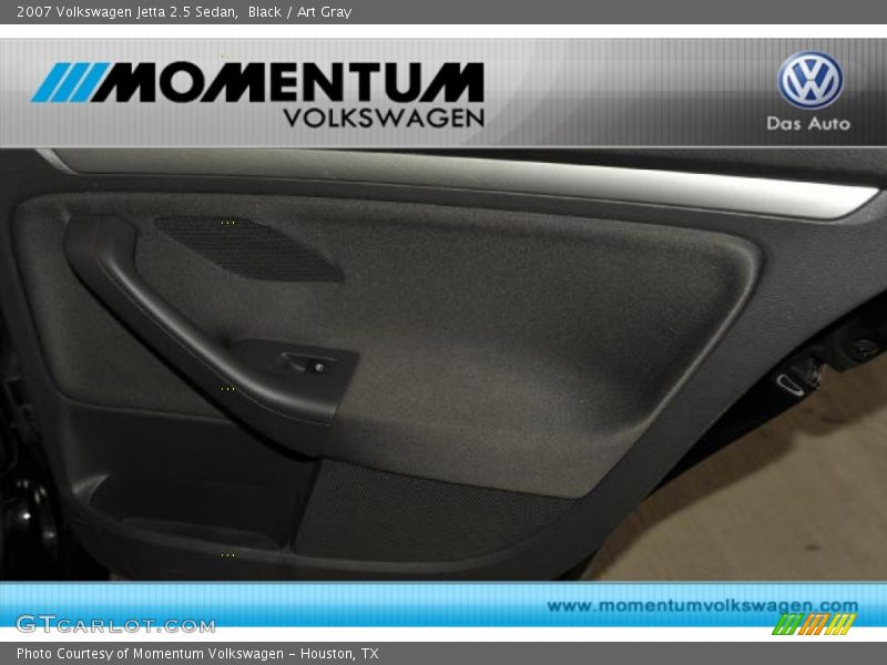 Black / Art Gray 2007 Volkswagen Jetta 2.5 Sedan