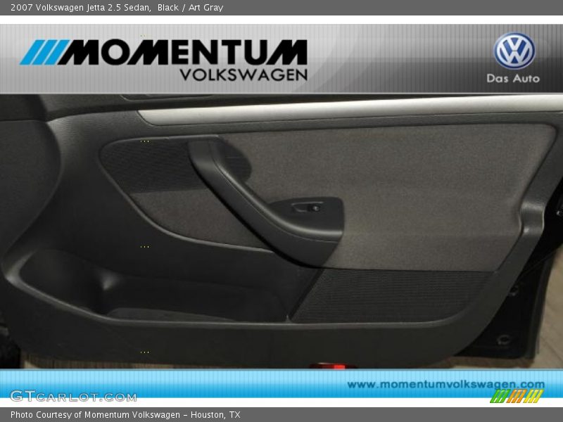 Black / Art Gray 2007 Volkswagen Jetta 2.5 Sedan