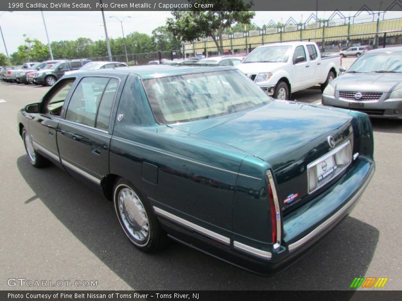 Polo Green Metallic / Cappuccino Cream 1998 Cadillac DeVille Sedan