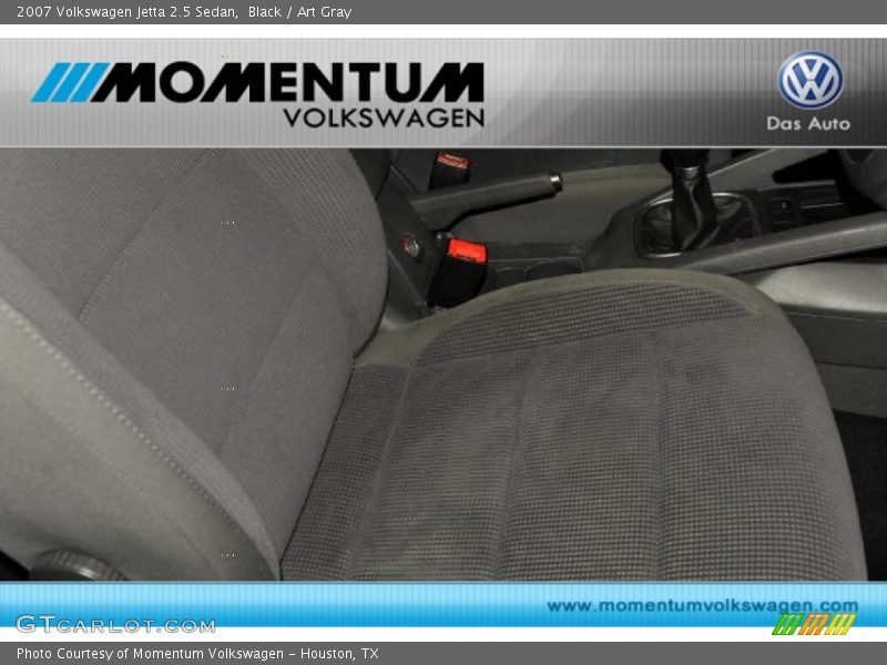 Black / Art Gray 2007 Volkswagen Jetta 2.5 Sedan