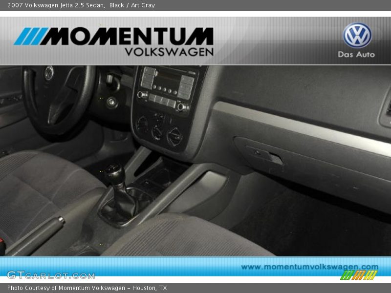 Black / Art Gray 2007 Volkswagen Jetta 2.5 Sedan
