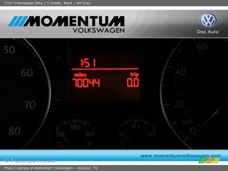 Black / Art Gray 2007 Volkswagen Jetta 2.5 Sedan