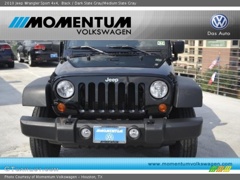Black / Dark Slate Gray/Medium Slate Gray 2010 Jeep Wrangler Sport 4x4