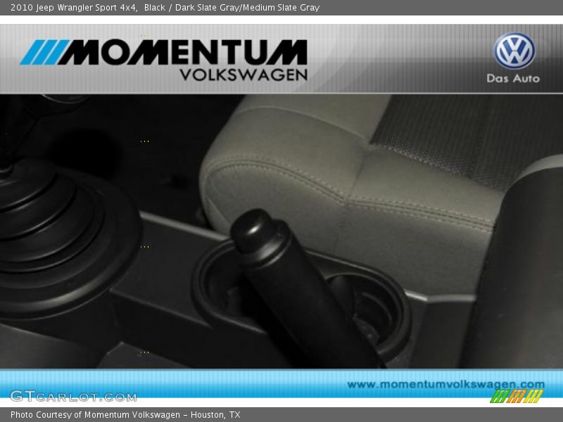 Black / Dark Slate Gray/Medium Slate Gray 2010 Jeep Wrangler Sport 4x4