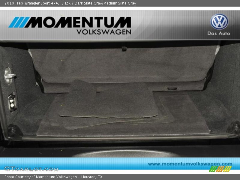 Black / Dark Slate Gray/Medium Slate Gray 2010 Jeep Wrangler Sport 4x4