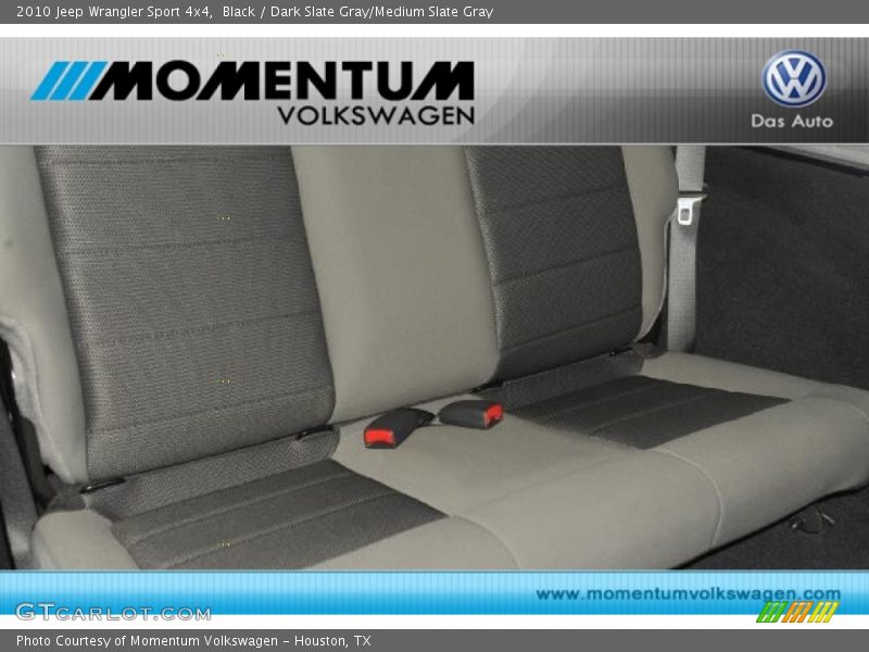 Black / Dark Slate Gray/Medium Slate Gray 2010 Jeep Wrangler Sport 4x4