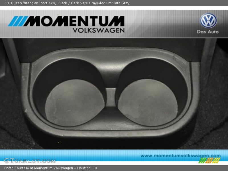 Black / Dark Slate Gray/Medium Slate Gray 2010 Jeep Wrangler Sport 4x4
