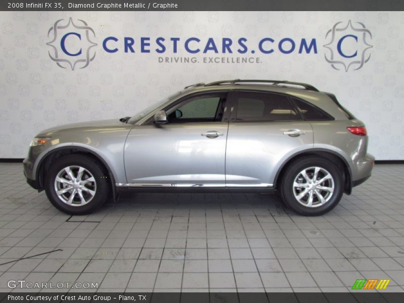 Diamond Graphite Metallic / Graphite 2008 Infiniti FX 35