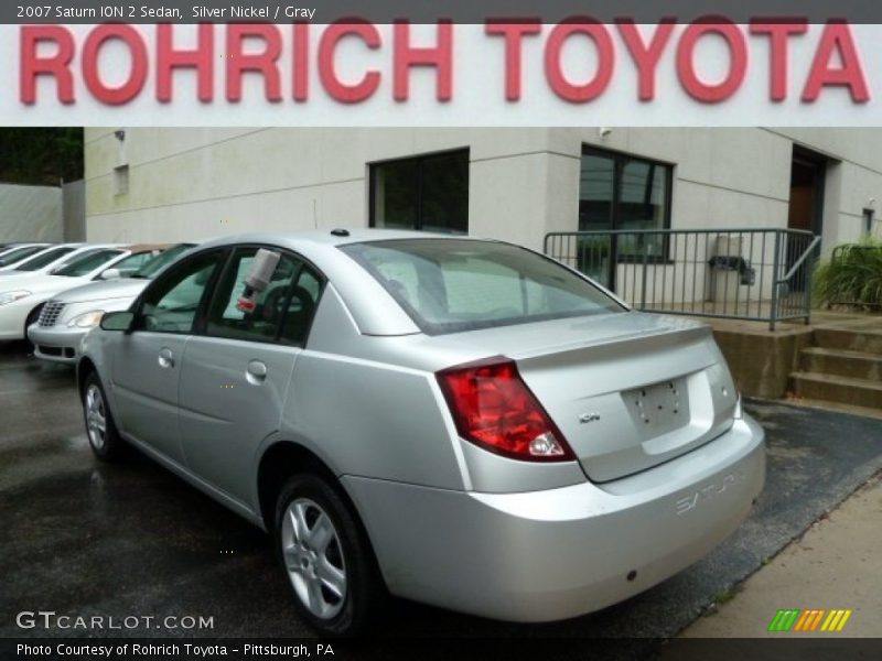 Silver Nickel / Gray 2007 Saturn ION 2 Sedan