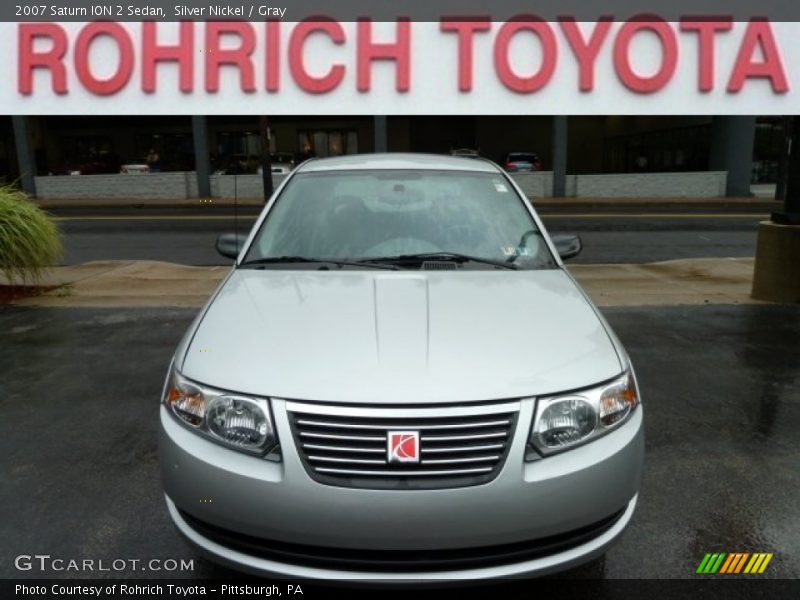 Silver Nickel / Gray 2007 Saturn ION 2 Sedan